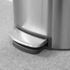 Ведро для мусора с педалью Brabantia Pedal Bin FlatBack 40 л Matt Steel Fingerprint Proof 482021 - изображение 8
