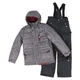 Зимний термокомплект SNO F18M313-Deepgray светло-серый с серым 164 - 172 см (F18M313-Deepgray-16) - изображение 1