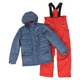 Зимовий термокомплект SNO F18M313-Bluenight_Oldcarrot сіро-синій з червоним 134 - 140 см (F18M313-Bluenight_Oldcarrot-8) - зображення 1