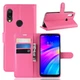 Чехол Luxury для Xiaomi Redmi 7 книжка Розовый - изображение 1