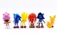 Игровой набор Super Sonic 6 фигурок 6-7 см Супер Соник - Майлз Тейзл - Эми Роуз - Ехидна Наклз - Метал-Соник - Супер Шэдоу - изображение 3