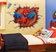 Интерьерная виниловая 3D наклейка на стену Человек Паук в детскую 50-45 см ( Декор Комнаты Обои Марвел Мстители Супер Герой ) - изображение 4