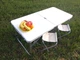 Усиленный стол для пикника раскладной с 4 стульями Easy Camping EC-8765 (белый) - изображение 8