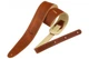 Ремень гитарный Fender BALL GLOVE LEATHER STRAP BROWN - изображение 1