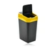 Відро для сміття Heidrun RECYCLING 18л, 29*23*43см Жовта кришка (HDR-13412) - зображення 2
