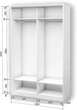 Шкаф-купе двухдверный Roko 120х242х60 см Зеркало Белый (20200027344) - изображение 2