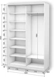Шкаф-купе двухдверный Roko 160х242х60 см ДСП Белый (20200027451) - изображение 2
