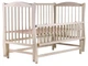Кровать Babyroom Еліт резьба, маятник, откидной бок DER-6 бук слоновая кость - изображение 3