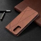Чохол-книжка з кишеньками UniCase Geometric Pattern для Xiaomi Redmi 9T - Coffee - зображення 6