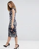 Платье Kyoto с бантом и вырезом Ted Baker AS100620-75 XXS-XS (79819XXS-XS) Синий - изображение 3