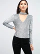 Яркая блуза с пайетками ASOS ASL240720-1 XS (82664XS) Серебристый - изображение 1