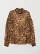 Блуза H&M 0691673 2XS (585592XS) Леопардовый - изображение 1