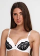 Бюстгалтер Lascana 70C (BF-1001_White-Black) - зображення 1