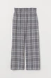 Брюки H&M 38 серо черный клетка 23127513979 - изображение 1