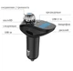 ФМ модулятор G95 черный Bluetooth USB MicroSD (8126) - изображение 5