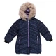Зимнее стеганное пальто NANO F20M1252-Navyblue фиолетовый 122 - 132 см (F20M1252-Navyblue-7) - изображение 1