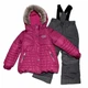 Зимний термокомплект Peluche&Tartine F17M50EF-Framboise_Smokeygrey темно-малиновый 130 - 138 см (F17M50EF-Framboise_Smokeygrey-8) - изображение 1
