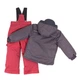 Зимовий термокомплект Peluche&Tartine F18M61EG-Deepgray_Redleaf сіро-вишневий 130 - 138 см (F18M61EG-Deepgray_Redleaf-8) - зображення 2