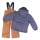 Зимовий термокомплект Peluche&Tartine F18M61EG-Dustblue_Goldenbrown димчастий 130 - 138 см (F18M61EG-Dustblue_Goldenbrown-8) - зображення 2