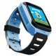 Смарт годинник UWatch Q529 розумний годинник телефон smart watch дитячі GPS камера ліхтарик Blue - зображення 3