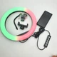 Кольцевая LED лампа с пультом 38см RGB 8 цветов кольцевой свет RING LIGHT MJ38 - изображение 10
