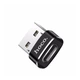Адаптер перехідник USB Type-C HOCO UA6 (480 mbps, 2.1 A). Black - зображення 2