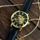 Мужские часы Forsining 8099 Black-Gold-Black (1059-0001) - изображение 4