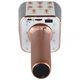Беспроводный караоке микрофон блютуз (Bluetooth) WSTER WS-1688 Розовый с громким динамиком - изображение 6