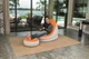 Кресло надувное Bestway Inflate-A-Chair 122x94x81 см с пуфиком 54x54x26 Orange (75053_orange) - изображение 3