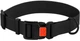 Нашийник для собак BronzeDog Active Водовідштовхувальний із захисним полімерним покриттям і пластиковою пряжкою XL Чорний (53/6131/Т) (4823100905138) - зображення 1