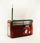 Портативне радіо GOLON RX-382BT Bluetooth радіоприймач з USB microSD MP3 плеєром LED ліхтариком акумуляторне радіо FM AM SW колонка для дачі дому відпочинку бездротовий аудіопрогравач з ліхтарем червоний - изображение 3