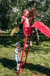 Дитяча гірка 3м з металевою драбиною висота 1,5 м (різні кольори) - зображення 2