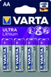 Батарейка Varta AA Lithium BLI 4 (6106301404) - изображение 2