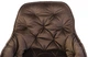 Стул для кухни и гостиной Vetro Mebel M-65 Коричневый (M-65-brown-velvet/ black) - изображение 6