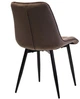 Стул для кухни и гостиной Vetro Mebel N-46 Коричневый (N-46-brown-velvet/ black) - изображение 3