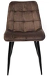 Стул для кухни и гостиной Vetro Mebel N-46 Коричневый (N-46-brown-velvet/ black) - изображение 5