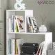 Трикутний стелаж Vicco Asym, 4 комірки, білий - зображення 6