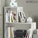 Трикутний стелаж Vicco Asym, 4 комірки, бетон - зображення 6