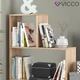 Трикутний стелаж Vicco Asym, 4 комірки, сонома - зображення 6