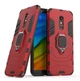 Бронированный чехол Iron Man Ring для Xiaomi Redmi 5 Plus бампер с кольцом под магнит Красный - изображение 1