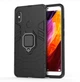 Противударний чехол Iron Man Ring для Xiaomi Note 5 / Xiaomi Redmi Note 5 PRO бампер бронірований з кільцем під магнітом Чорний - зображення 3