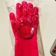 Силиконовые многофункциональные перчатки для мытья и чистки Magic Silicone Gloves Малиновый - изображение 4