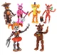 Ігровий набір Five Nights at freddy's A10 6 героїв 5 п'ять ночей з Фредді Розбірні на частини (Аніматроніки Фнаф Фреді) - зображення 2