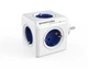 Сетевой разветвитель Allocacoc PowerCube Original, BLUE (1100BL/DEORPC) - изображение 1