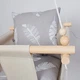 Тканевые подвесные качели Infancy Листья Молочные - изображение 2