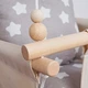 Тканевые подвесные качели Infancy Пряники Серые молочная основа - изображение 3