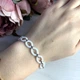 Серебряный браслет с керамикой, вес изделия 13,52 гр (1553992) - изображение 3