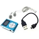 mp3 плеєр TOTO With display Earphone Mp3 Blue (TPS-02-Blue) - зображення 3