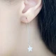 Серебряные серьги без камней (1584026) - изображение 4