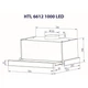 Вытяжка кухонная MINOLA HTL 6612 BL 1000 LED - изображение 9
